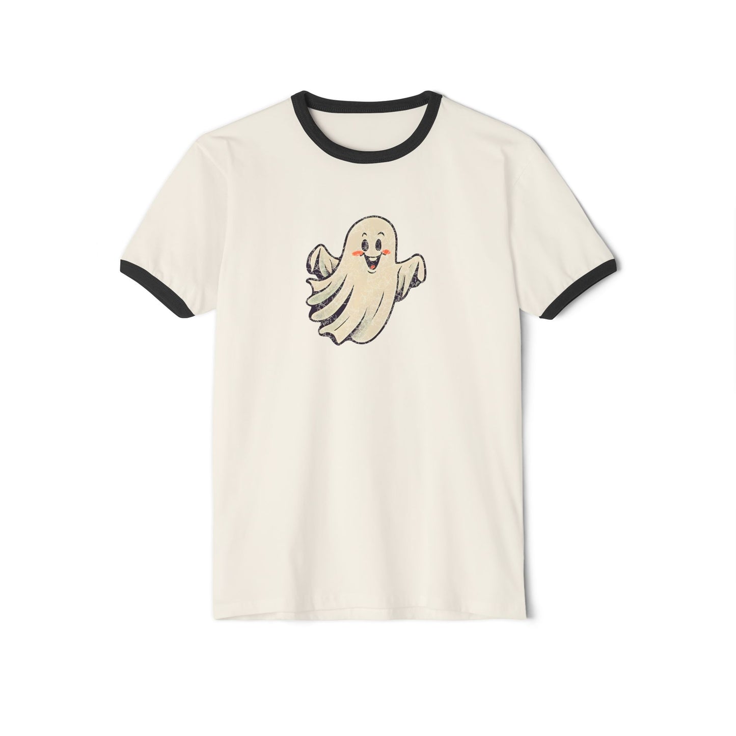 Vintage Ghost Ringer T-Shirt
