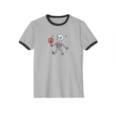 Vintage Skeleton Hamlet Ringer T-Shirt