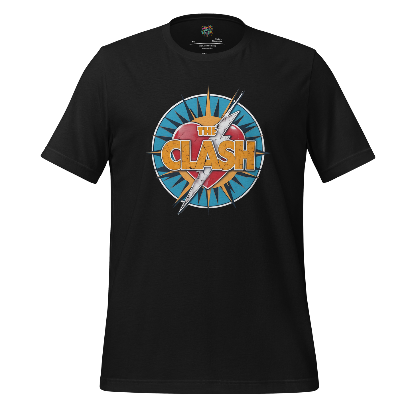 Mashup design referencing The Clash with comic book flair — perfect for punk nerds, music lovers, and pop culture pun addicts