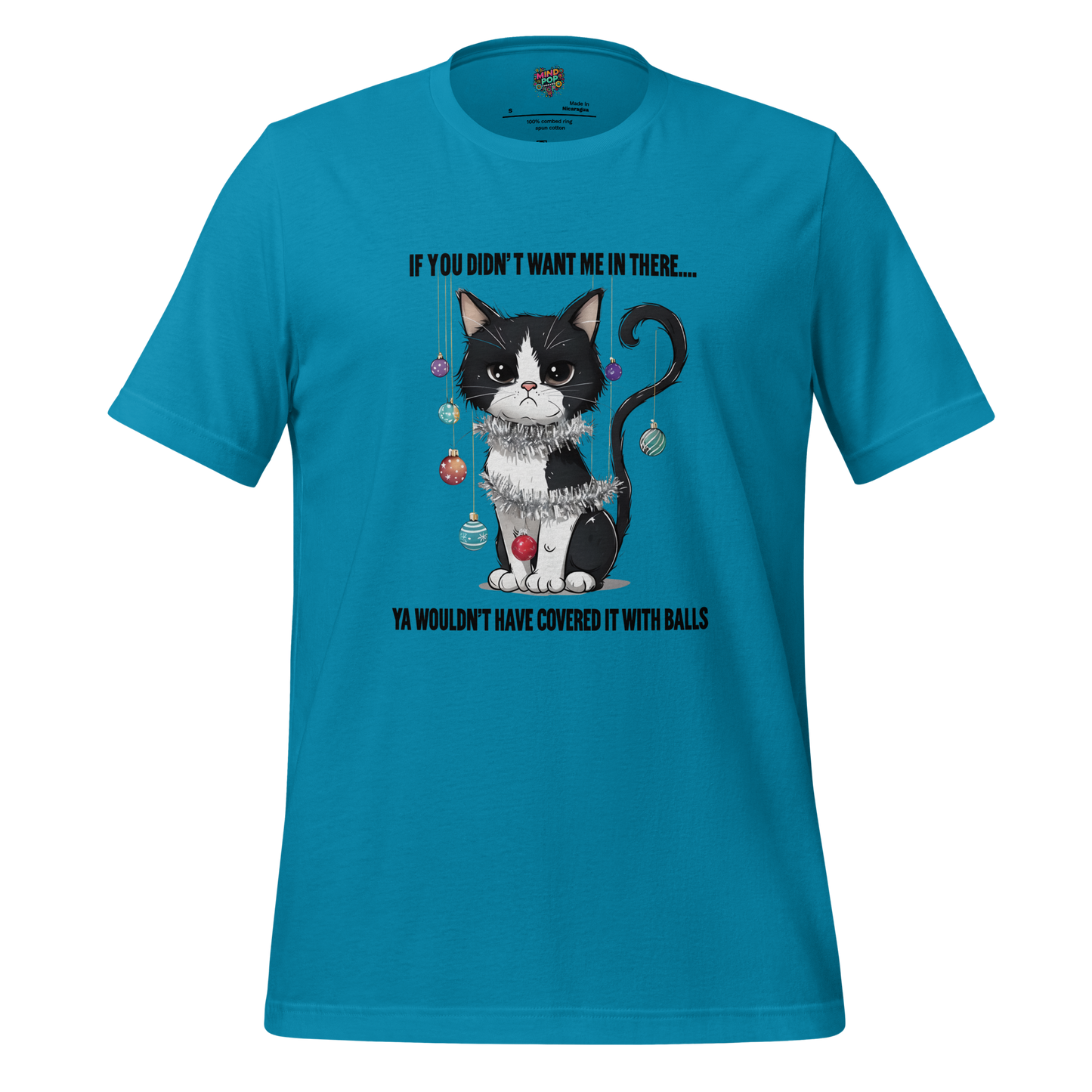Cat vs Tree Christmas Round 2 Shirt - MindPop Threads
