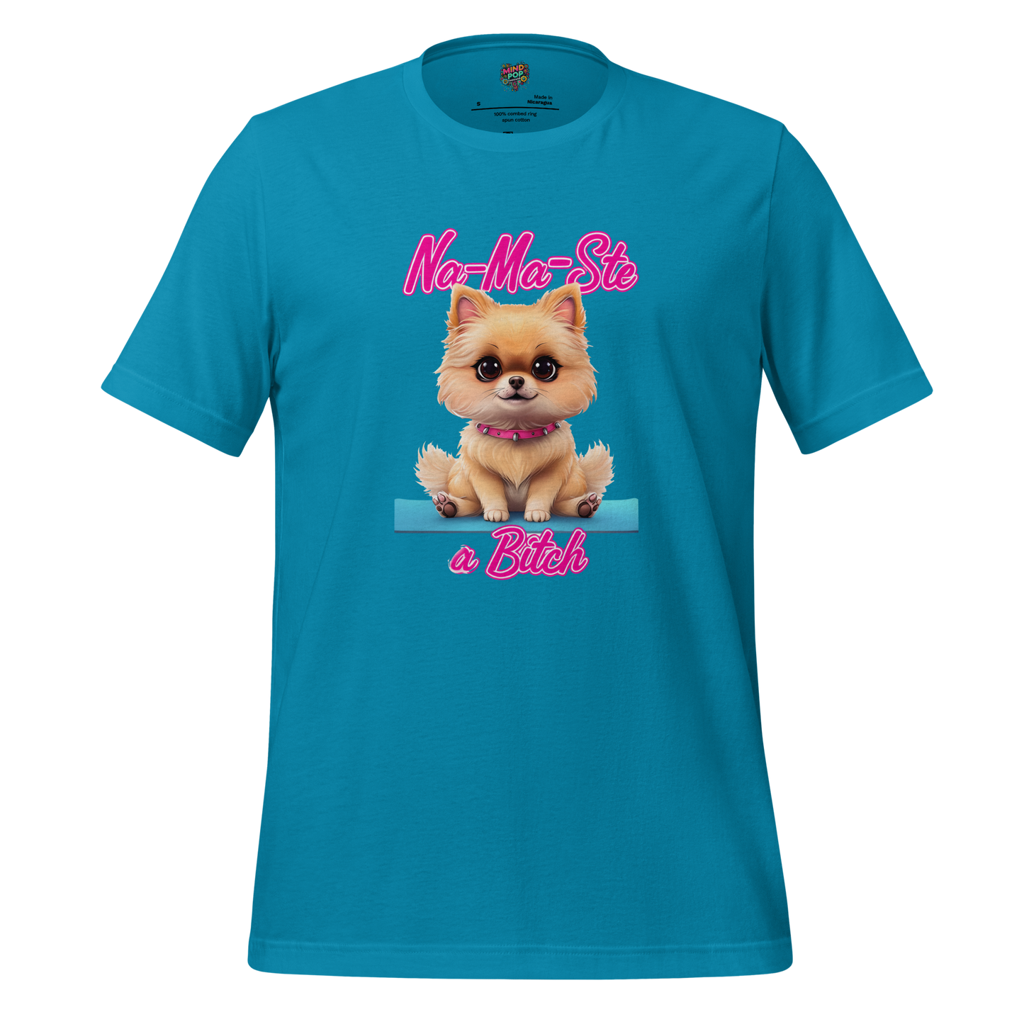 Na-Ma-Ste A Bitch PomPom Shirt - MindPop Threads