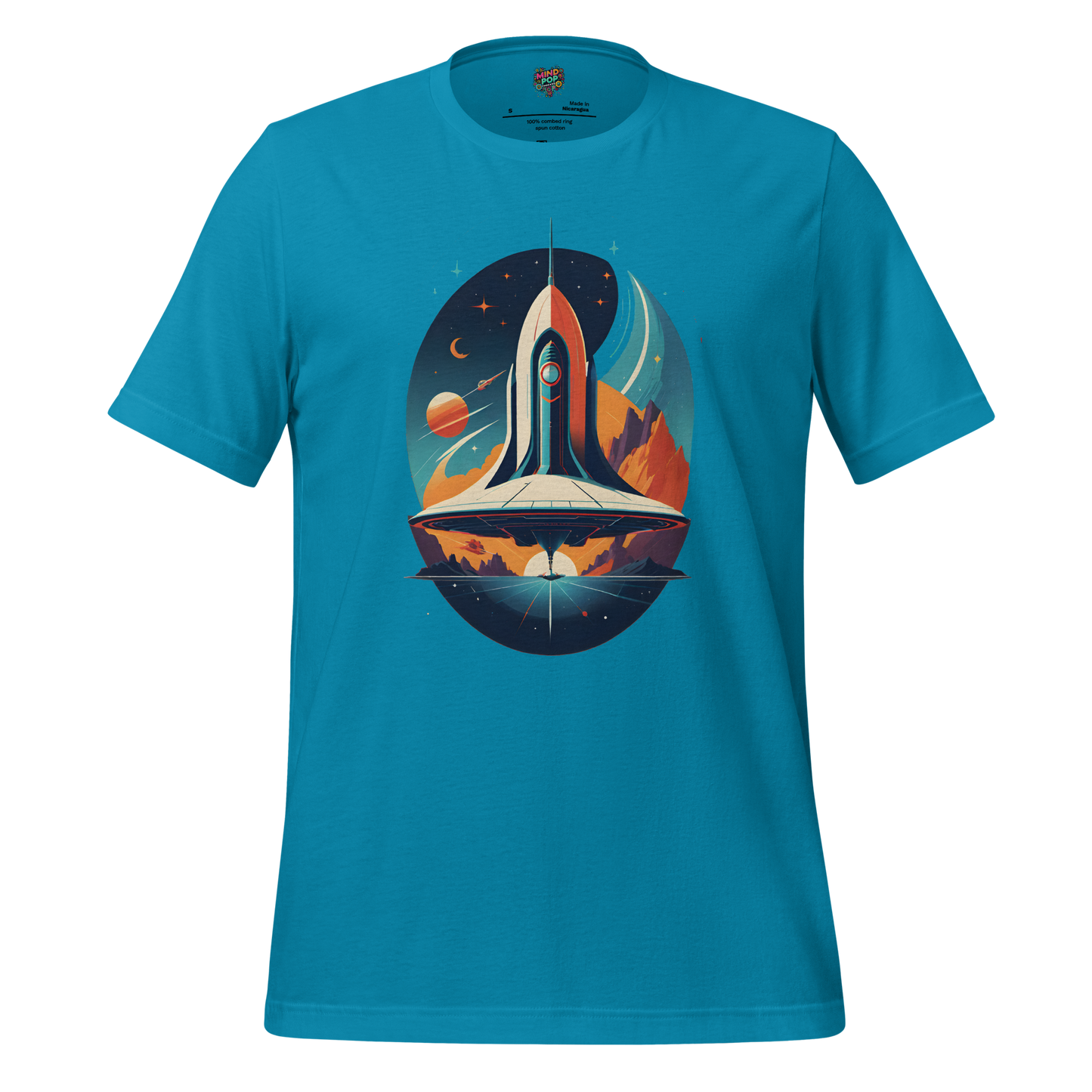 Retro Sci-Fi Spaceship Shirt T-Shirt
