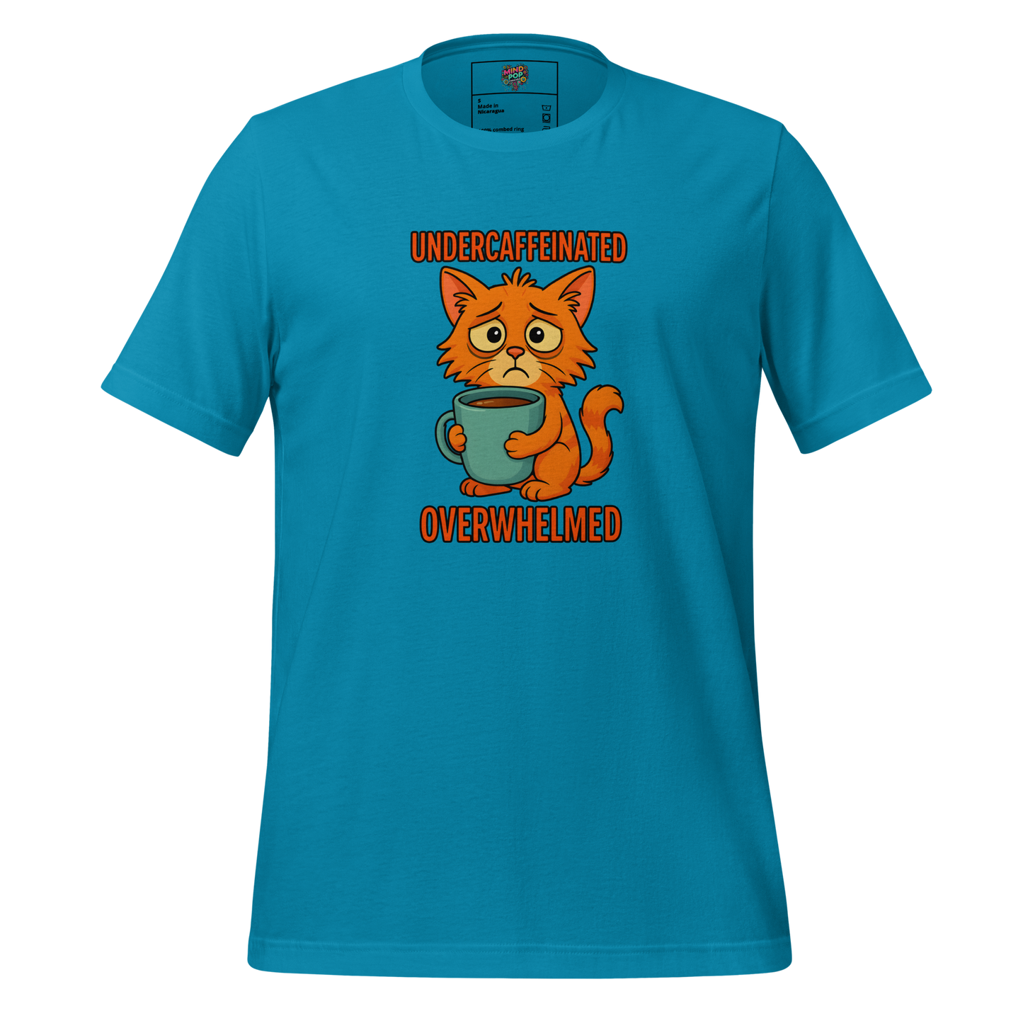 Overwhelmed Kitty Shirt - MindPop Threads