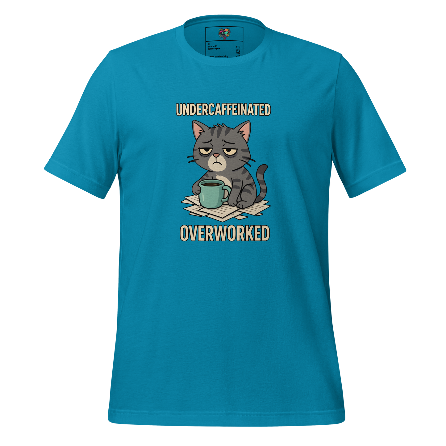 Undercaffeinated Overworked Shirt - MindPop Threads