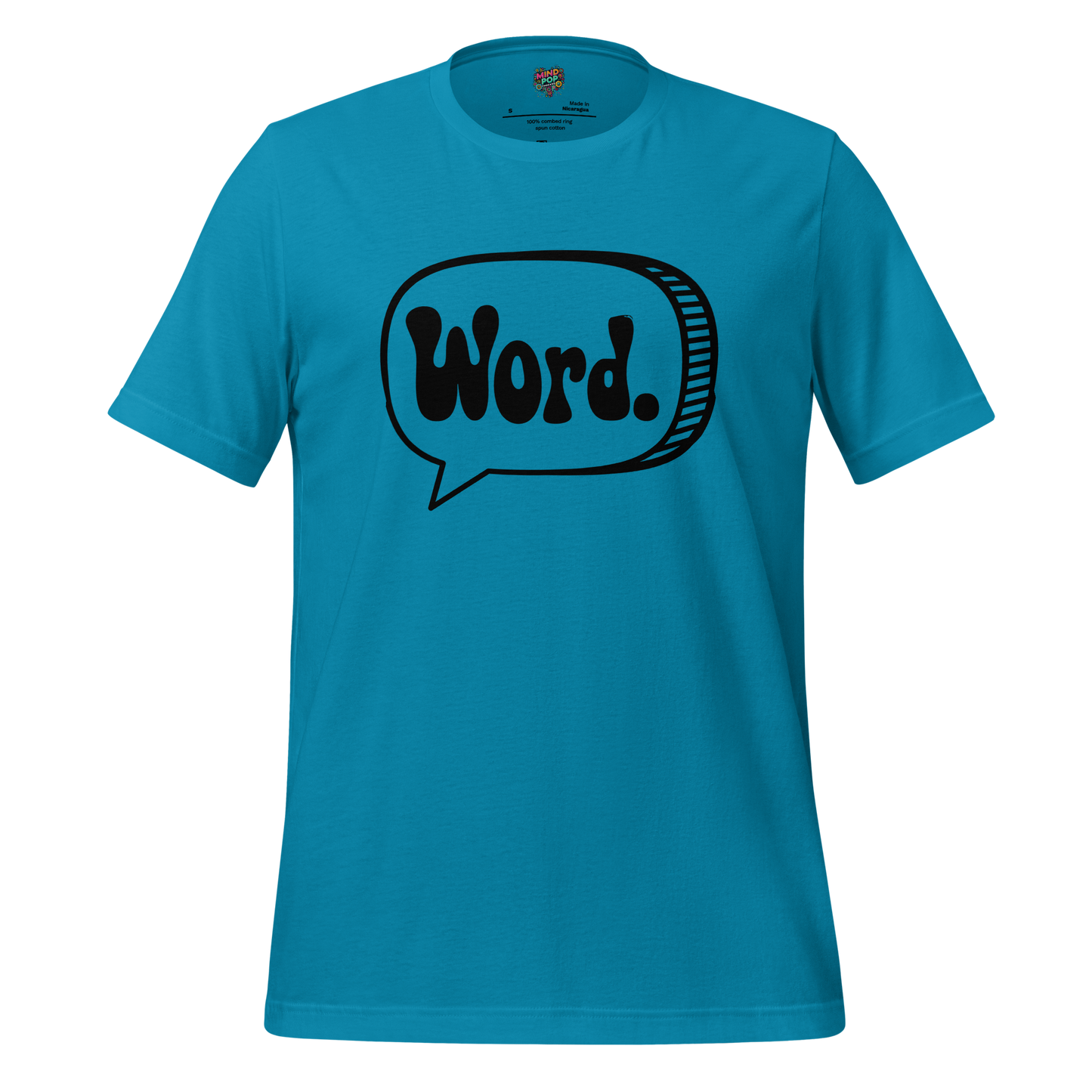 GenX Lingo Word Shirt word text in speech bubble