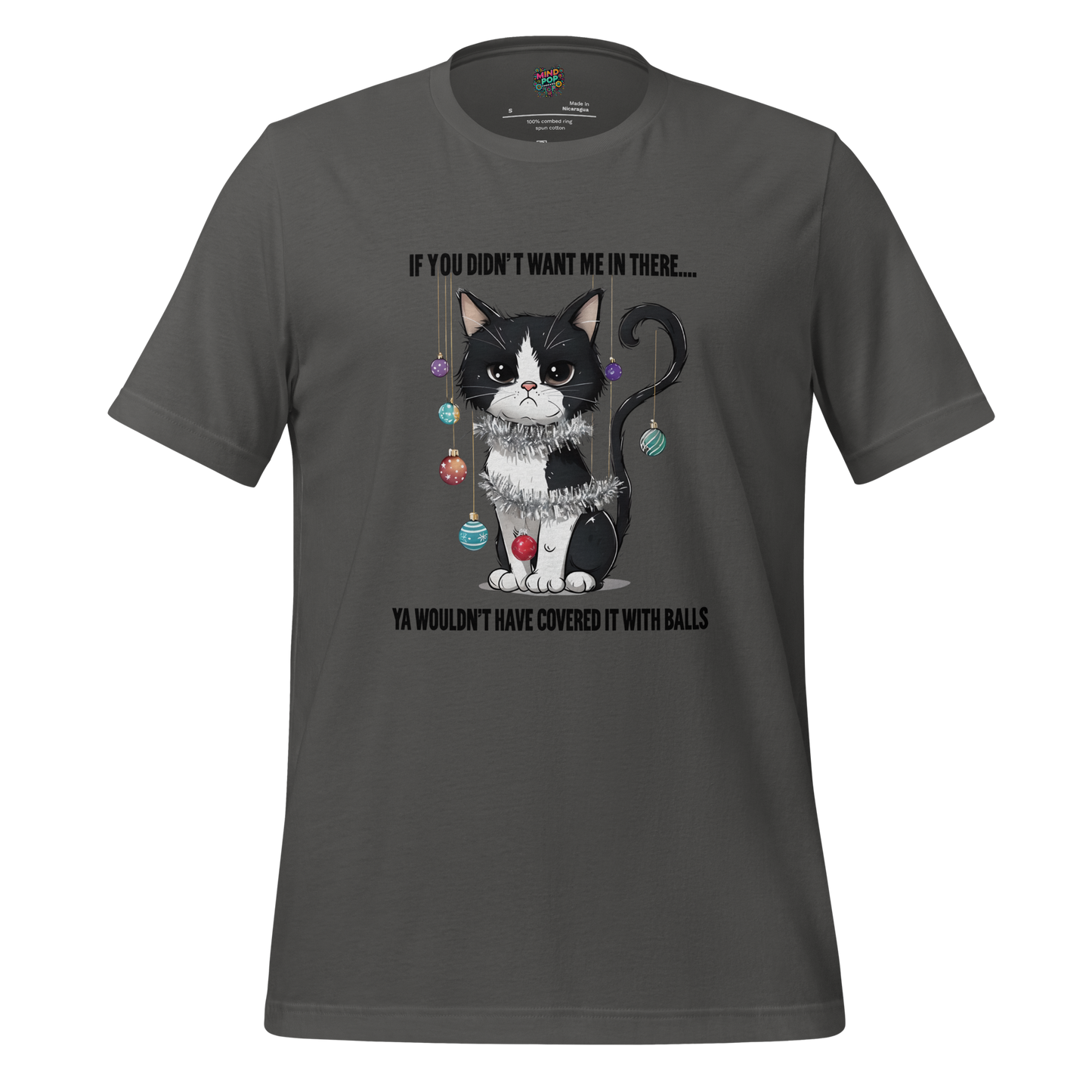 Cat vs Tree Christmas Round 2 Shirt - MindPop Threads