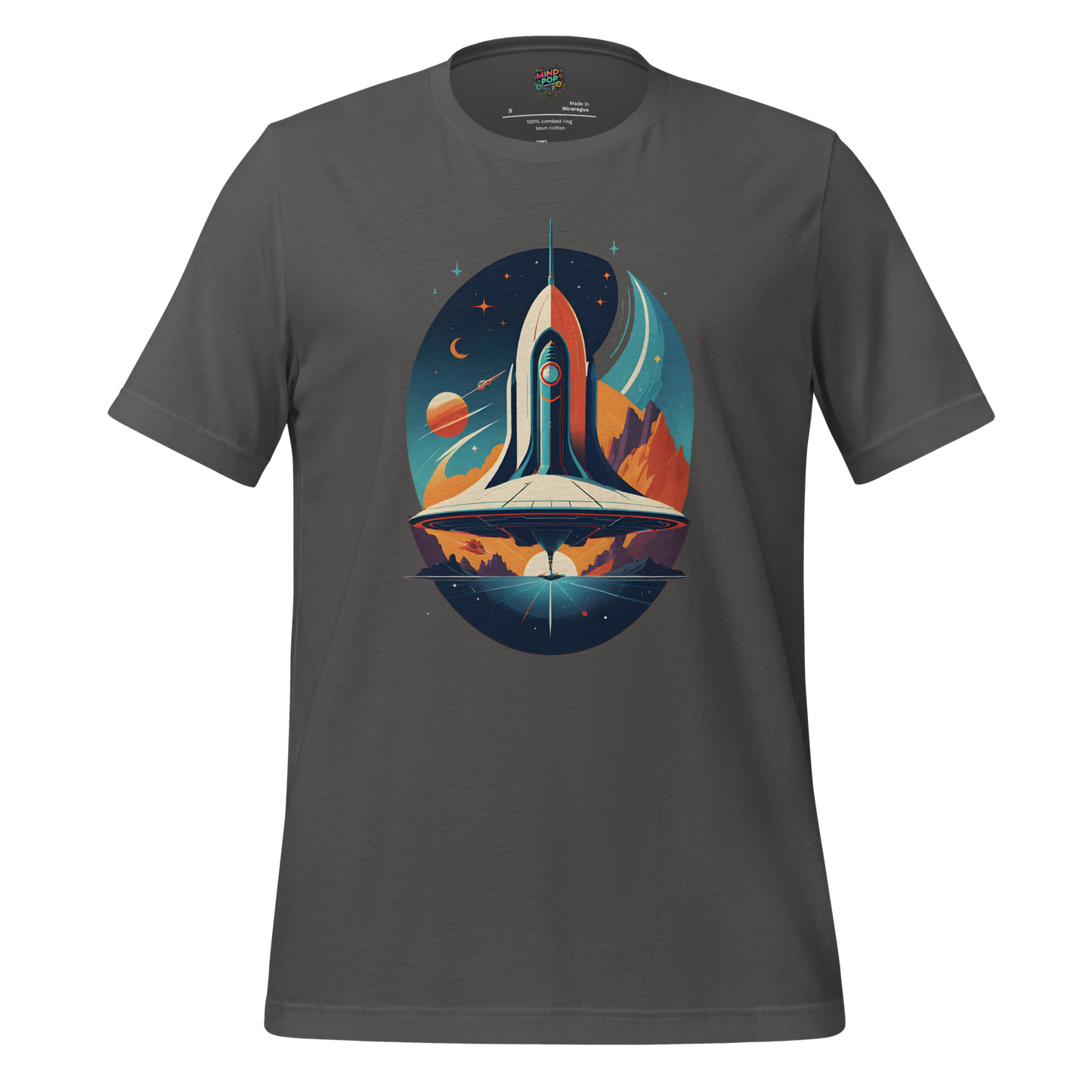 Retro Sci-Fi Spaceship Shirt T-Shirt