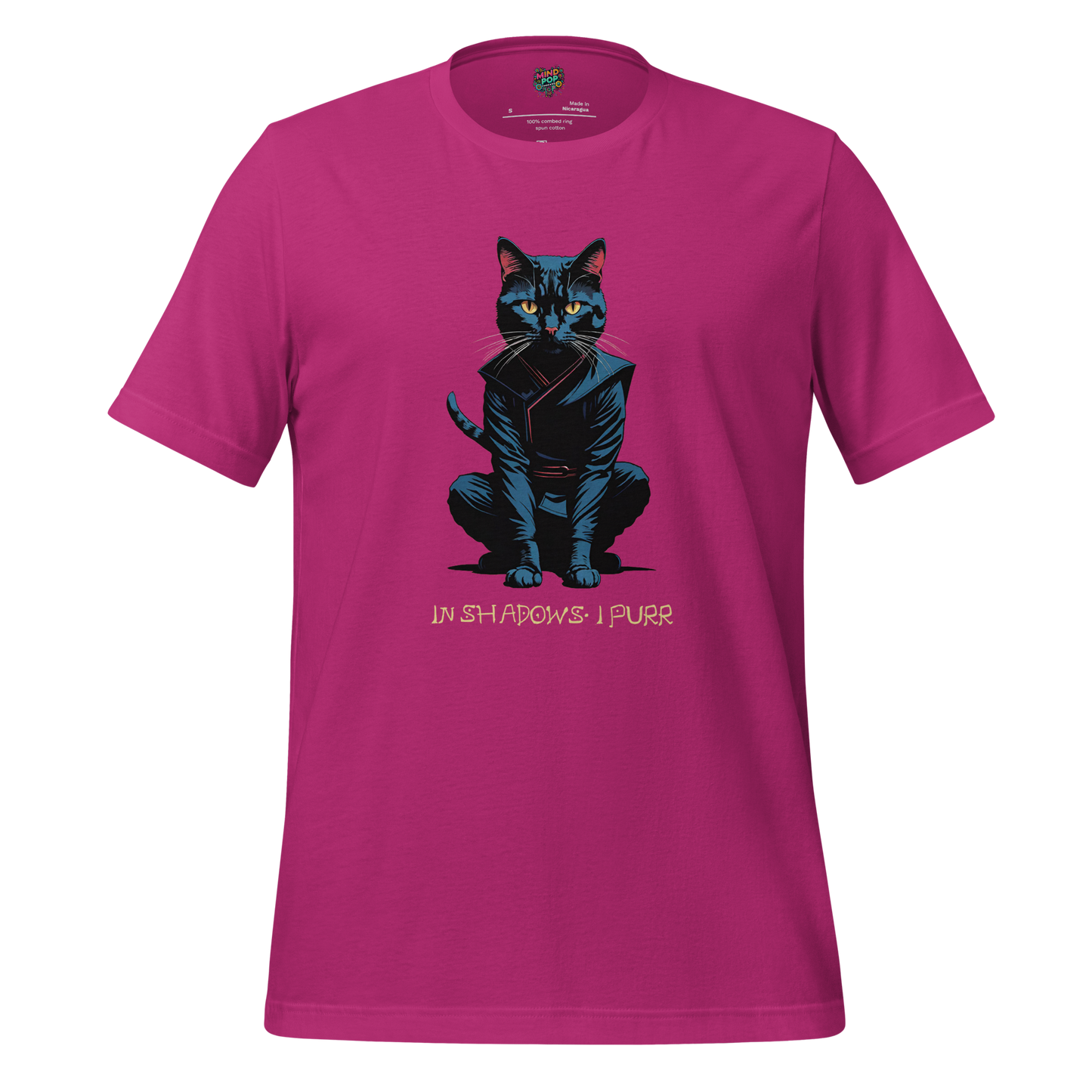 In Shadows I Purr Shirt - MindPop Threads