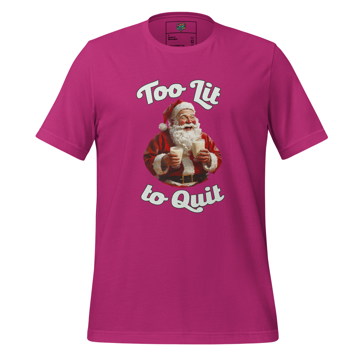 To Lit to Quit Santa Shirt - MindPop Threads