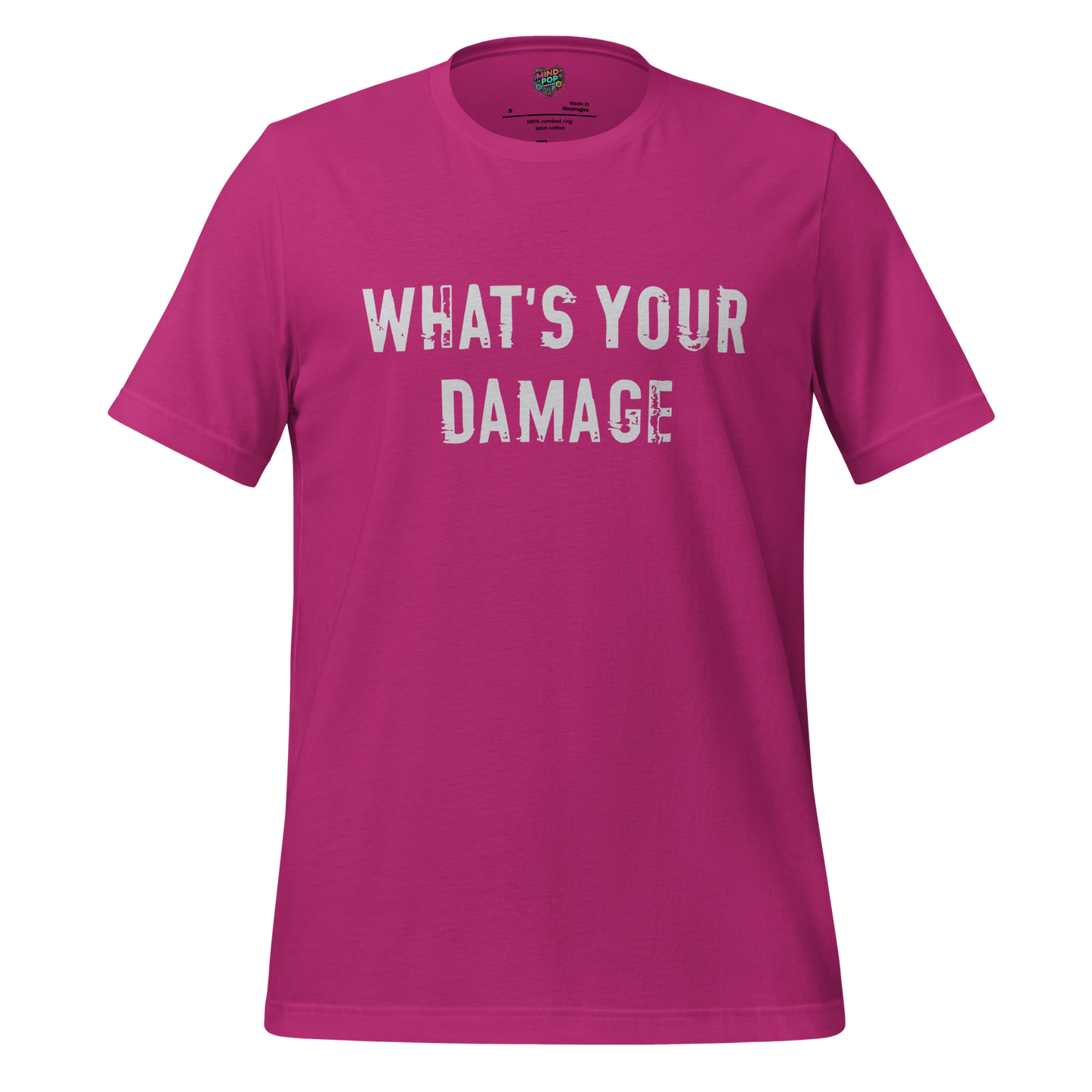 What's Your Damage Shirt - MindPop Threads