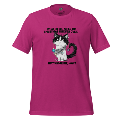 Cat vs. Christmas Tree Shirt - MindPop Threads