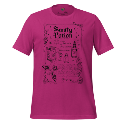 Sanity Potion Spell Book Shirt - MindPop Threads