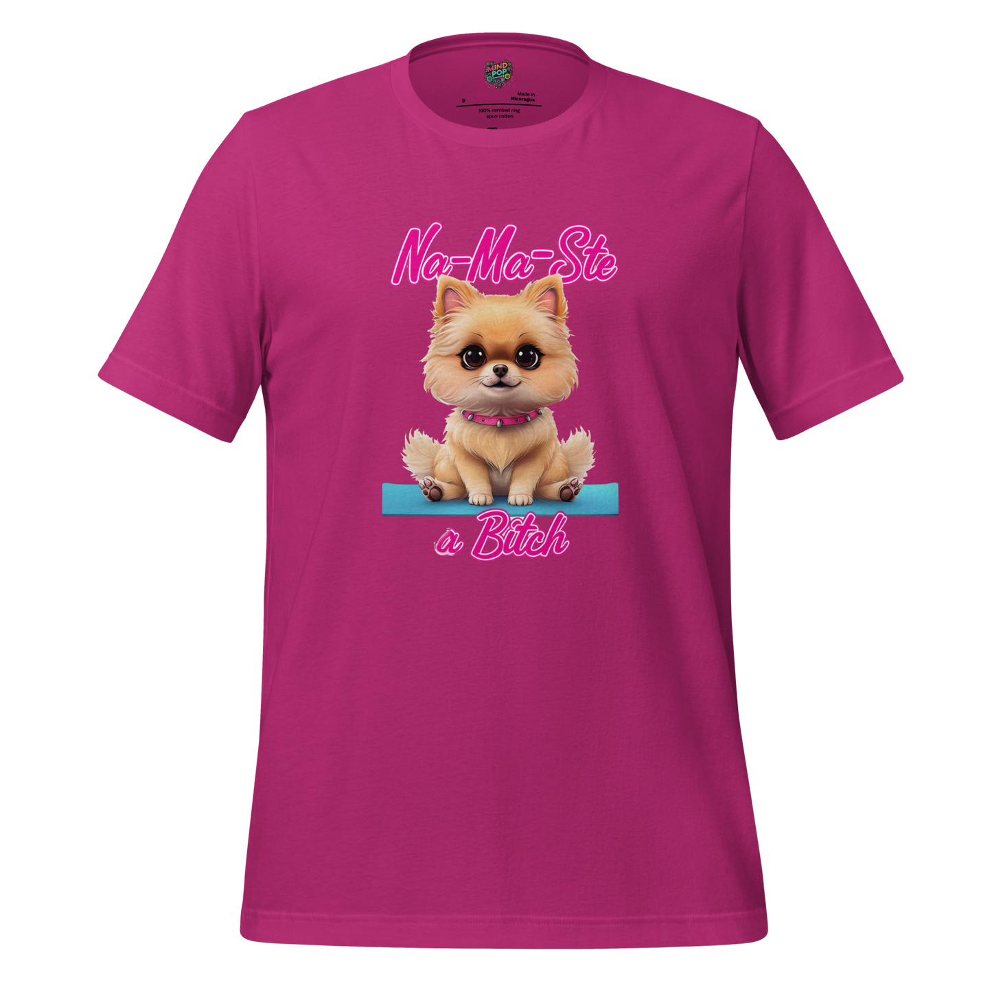 Na-Ma-Ste A Bitch PomPom Shirt - MindPop Threads