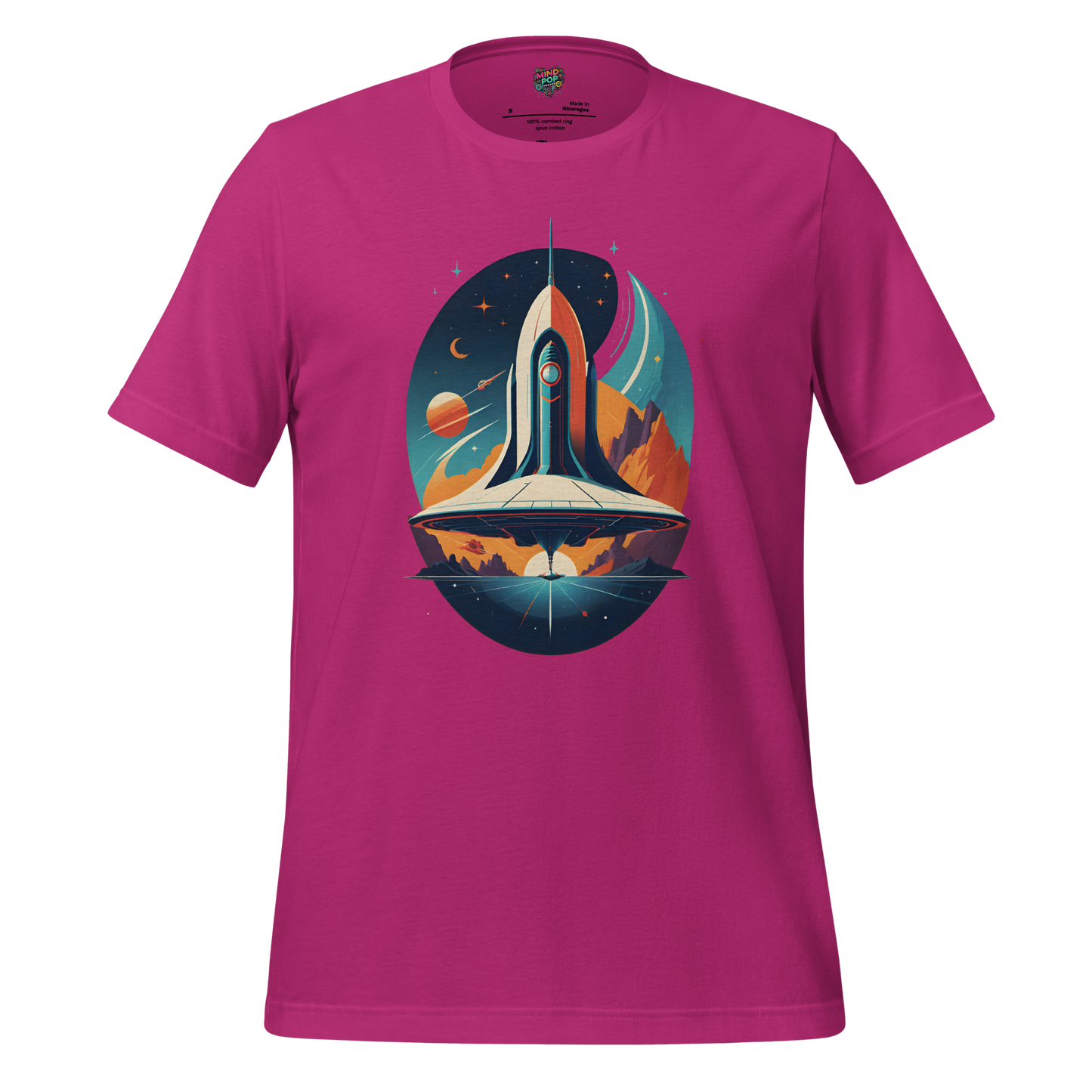 Retro Sci-Fi Spaceship Shirt T-Shirt