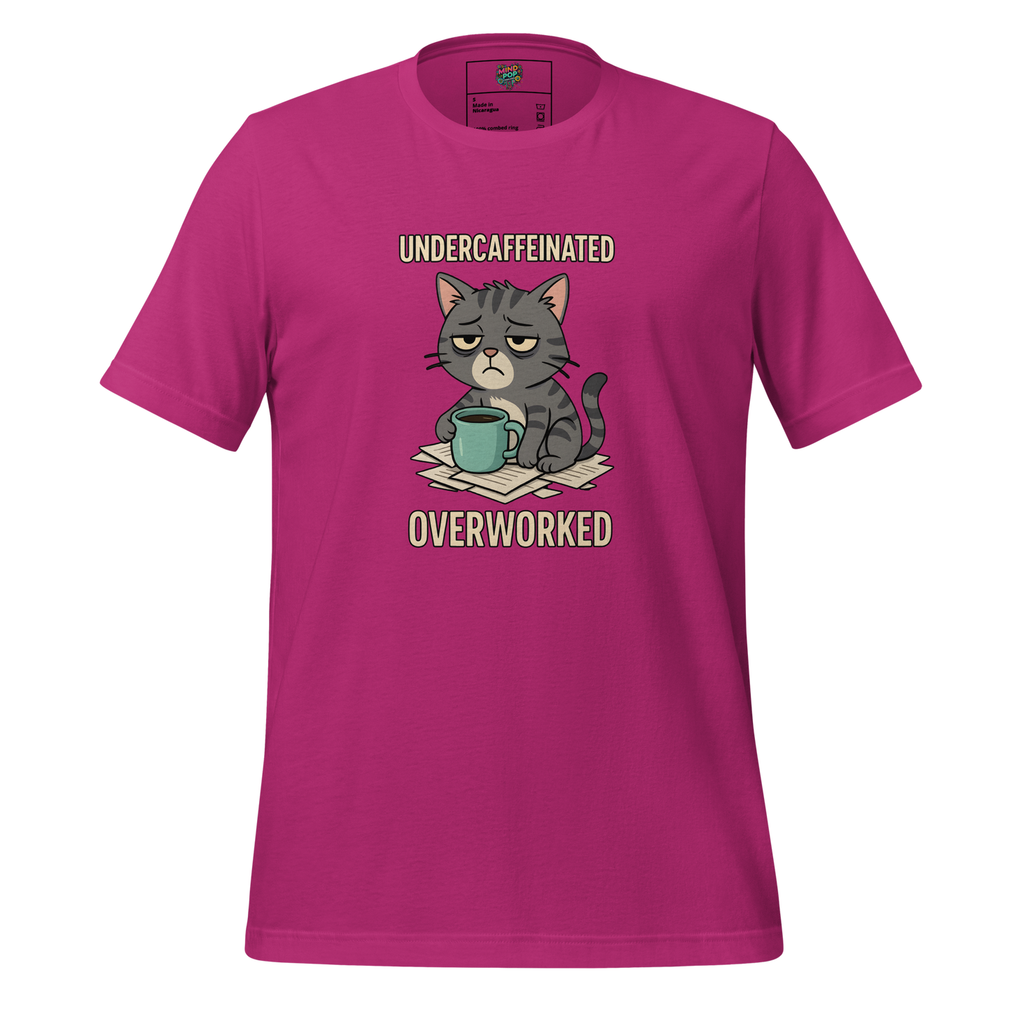 Undercaffeinated Overworked Shirt - MindPop Threads