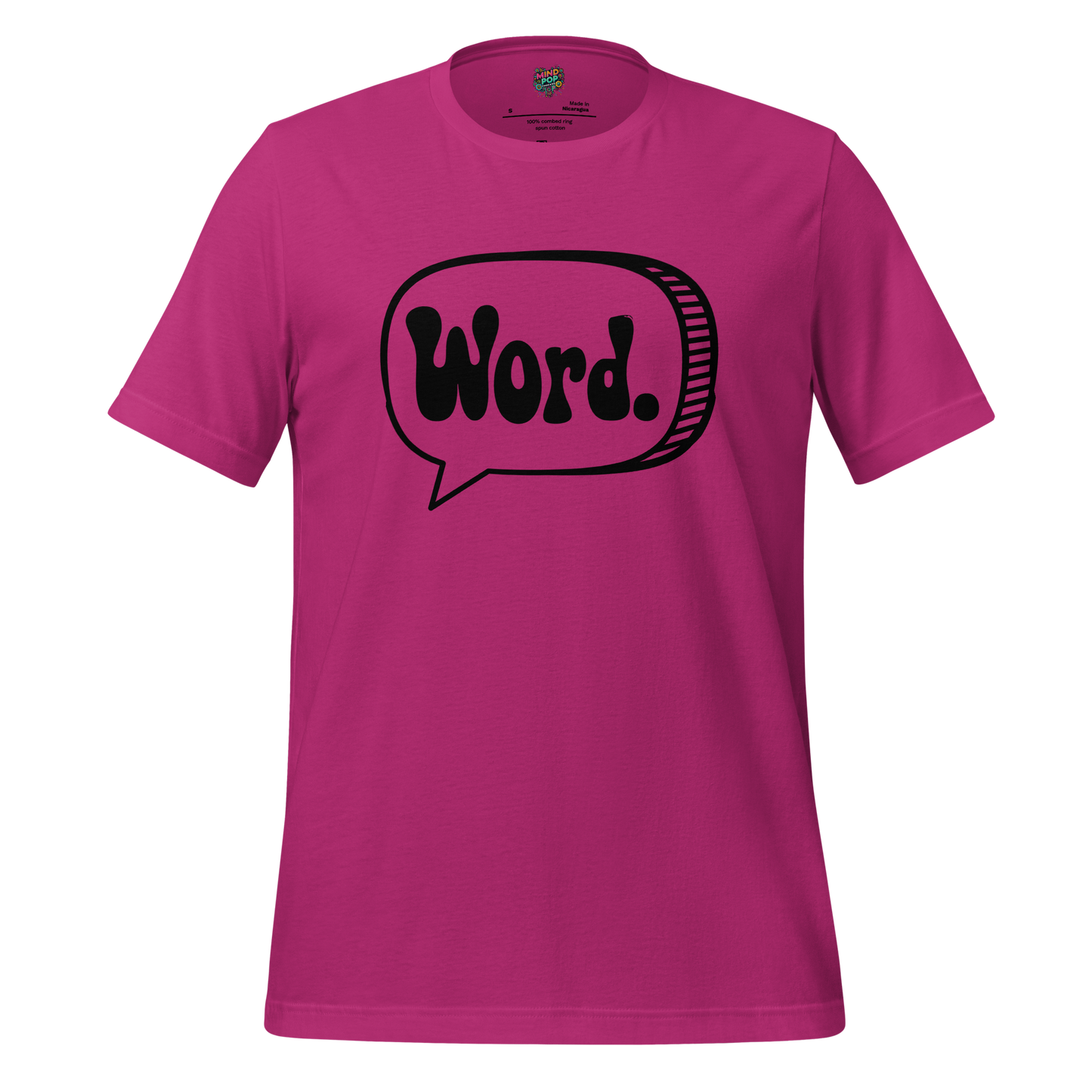GenX Lingo Word Shirt word text in speech bubble