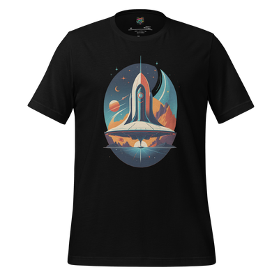 Retro Sci-Fi Spaceship Shirt T-Shirt
