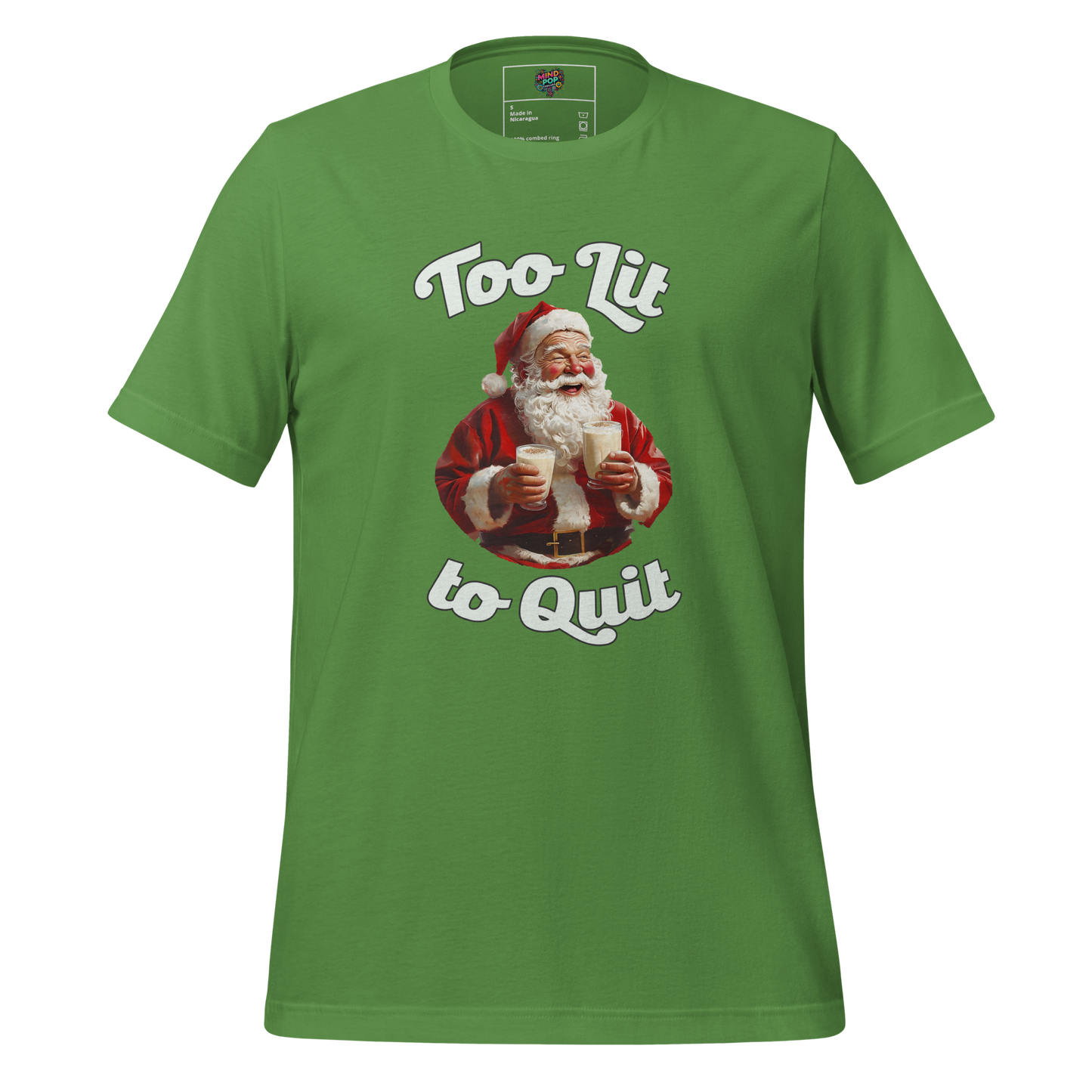 To Lit to Quit Santa Shirt - MindPop Threads