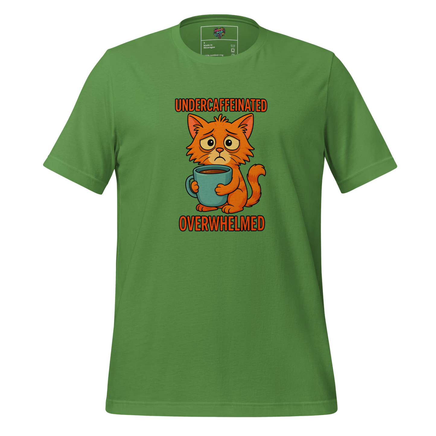 Overwhelmed Kitty Shirt - MindPop Threads