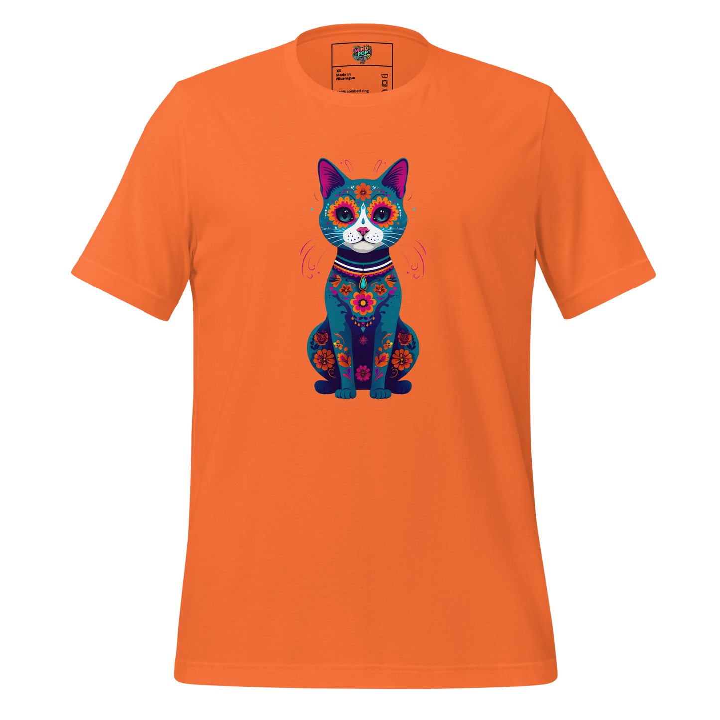 Day of the Dead Cat Shirt - MindPop Threads