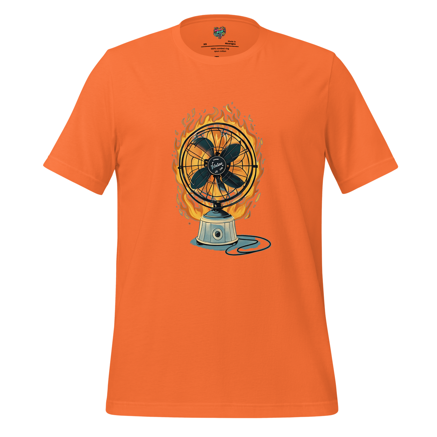 Fan on Fire Shirt - MindPop Threads