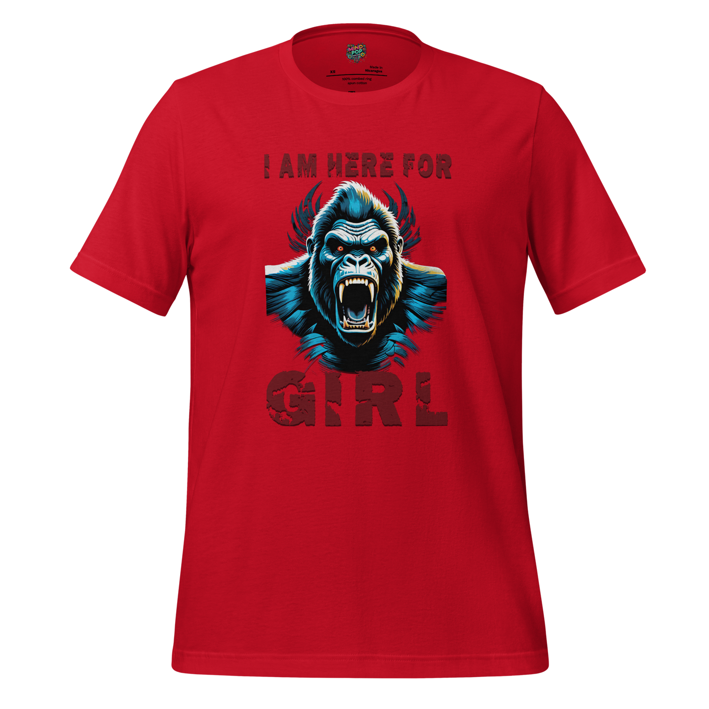 Kong want Girl Shirt - MindPop Threads