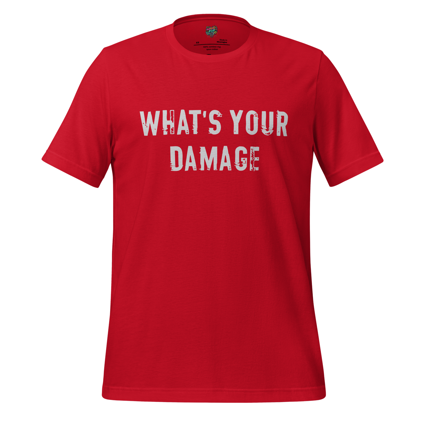 What's Your Damage Shirt - MindPop Threads