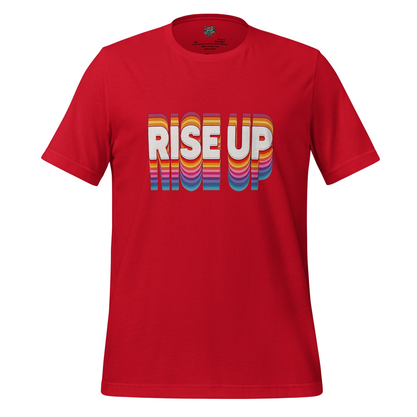 Rise Up Rainbow Shirt - MindPop Threads