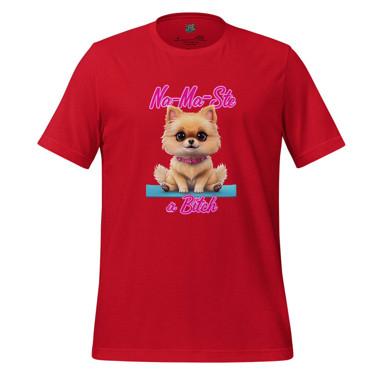 Na-Ma-Ste A Bitch PomPom Shirt - MindPop Threads