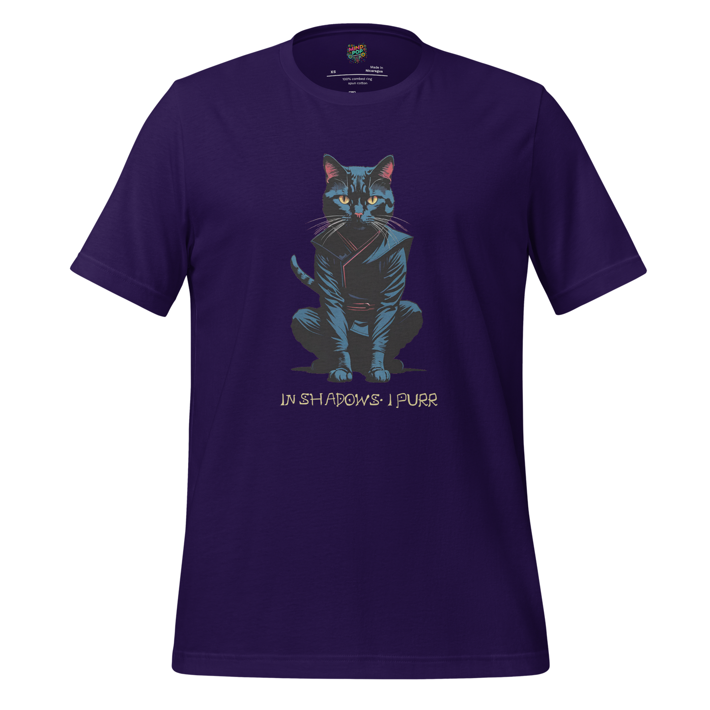 In Shadows I Purr Shirt - MindPop Threads