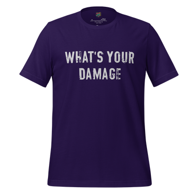 What's Your Damage Shirt - MindPop Threads
