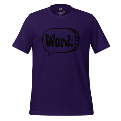 GenX Lingo Word Shirt word text in speech bubble
