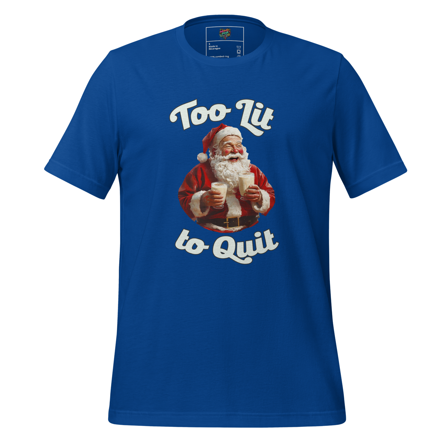 To Lit to Quit Santa Shirt - MindPop Threads