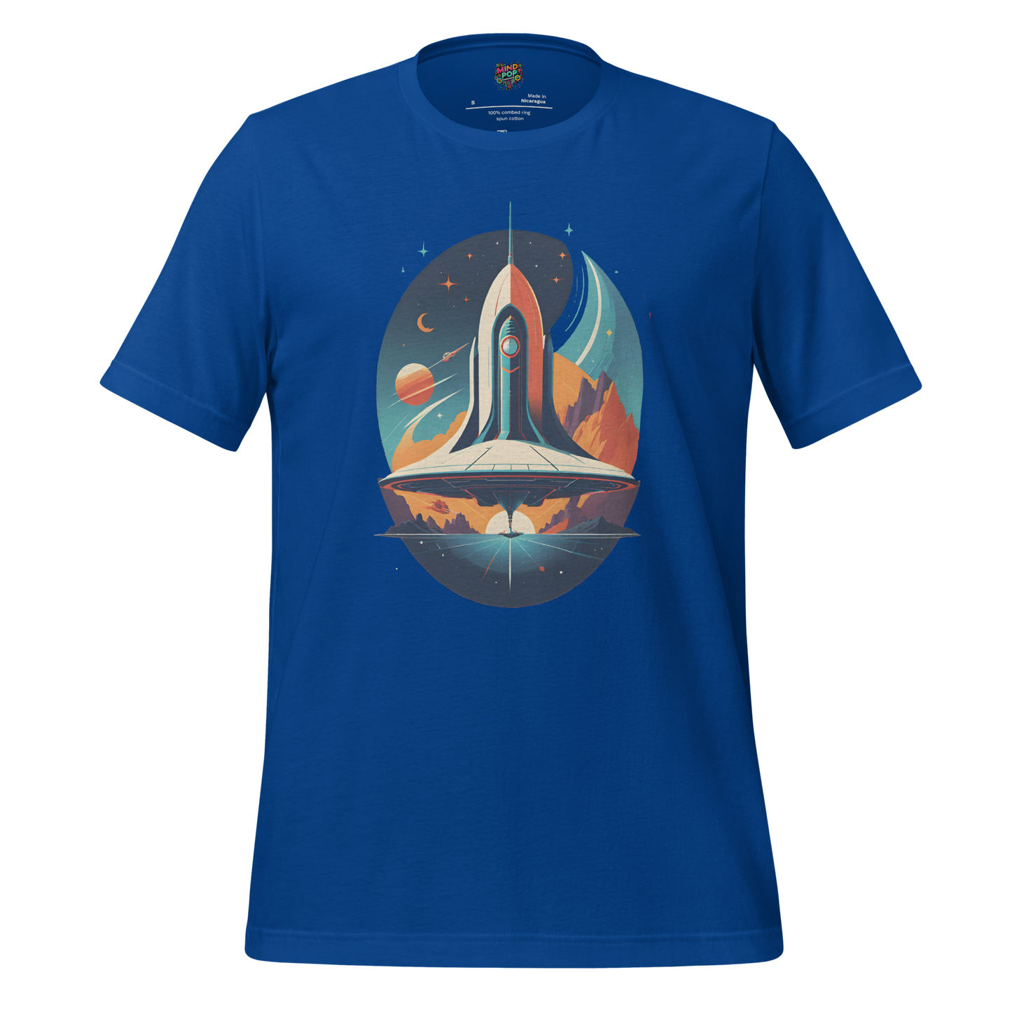 Retro Sci-Fi Spaceship Shirt T-Shirt