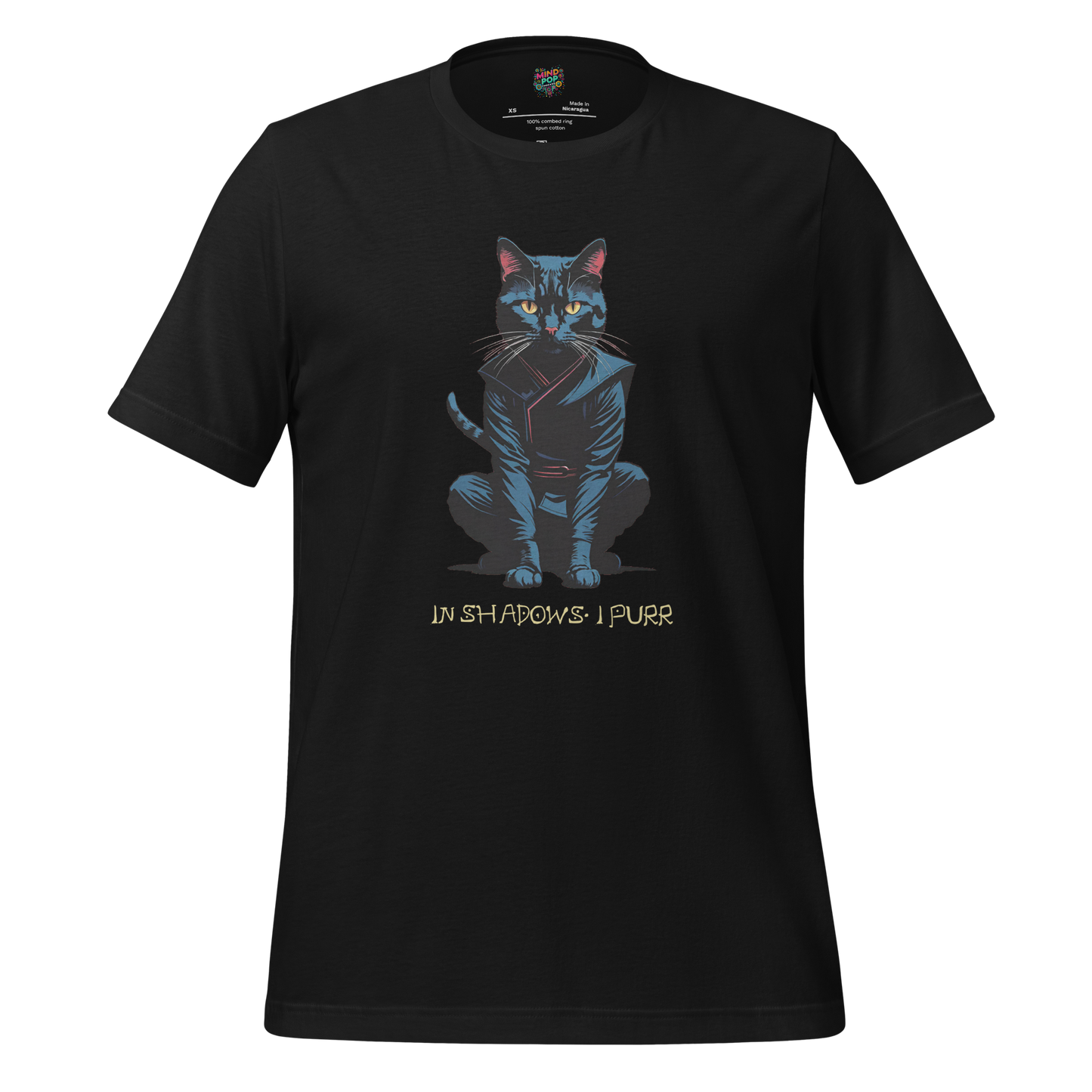 In Shadows I Purr Shirt - MindPop Threads