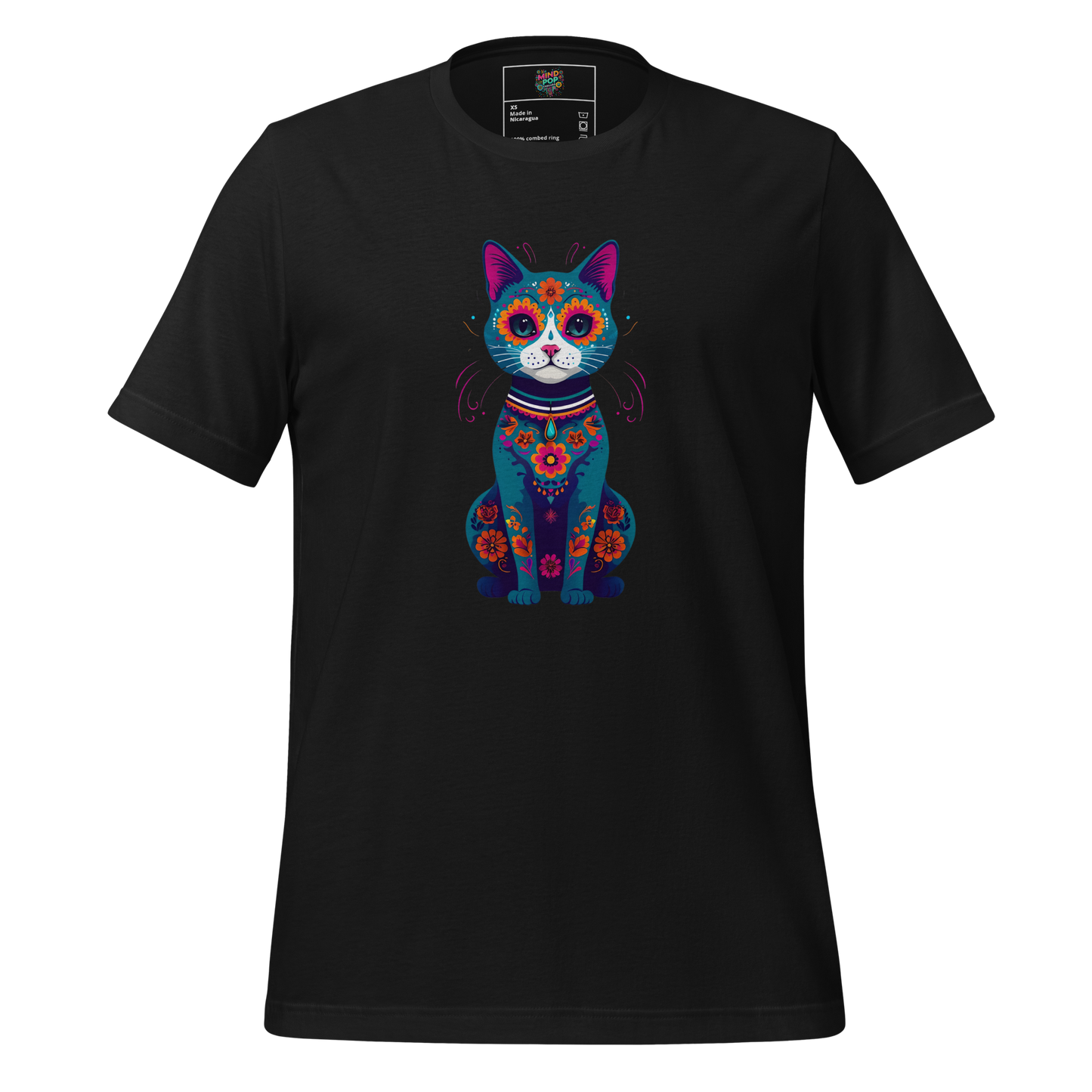 Day of the Dead Cat Shirt - MindPop Threads