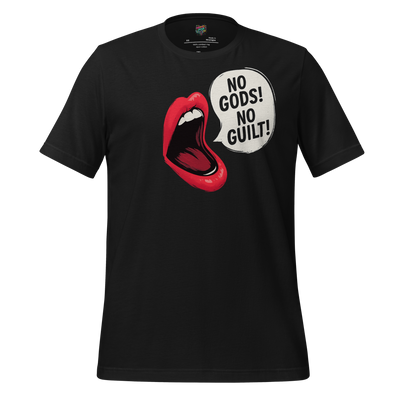 No Gods! No Guilt! Shirt - MindPop Threads