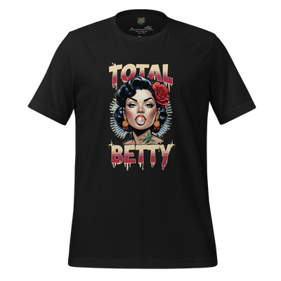 Total Betty – Chola Style Bubble Gum Babe Shirt - MindPop Threads
