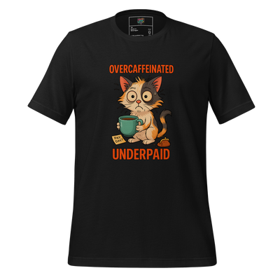 Overcaffeinated Underpaid Shirt - MindPop Threads