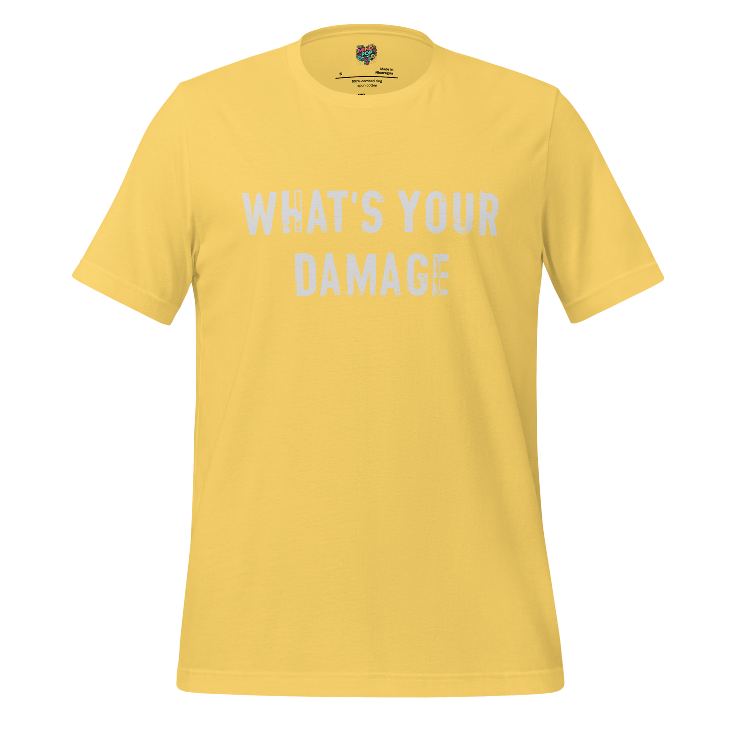 What's Your Damage Shirt - MindPop Threads