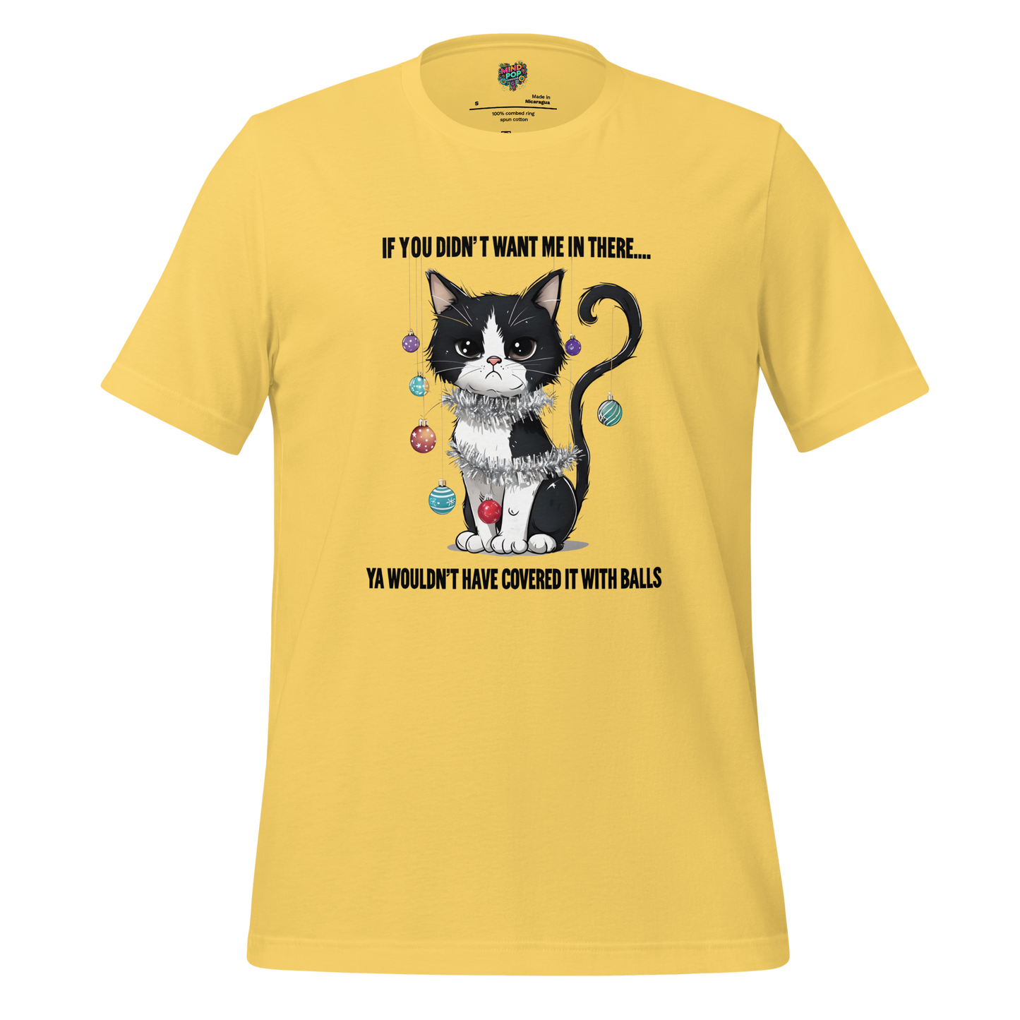 Cat vs Tree Christmas Round 2 Shirt - MindPop Threads