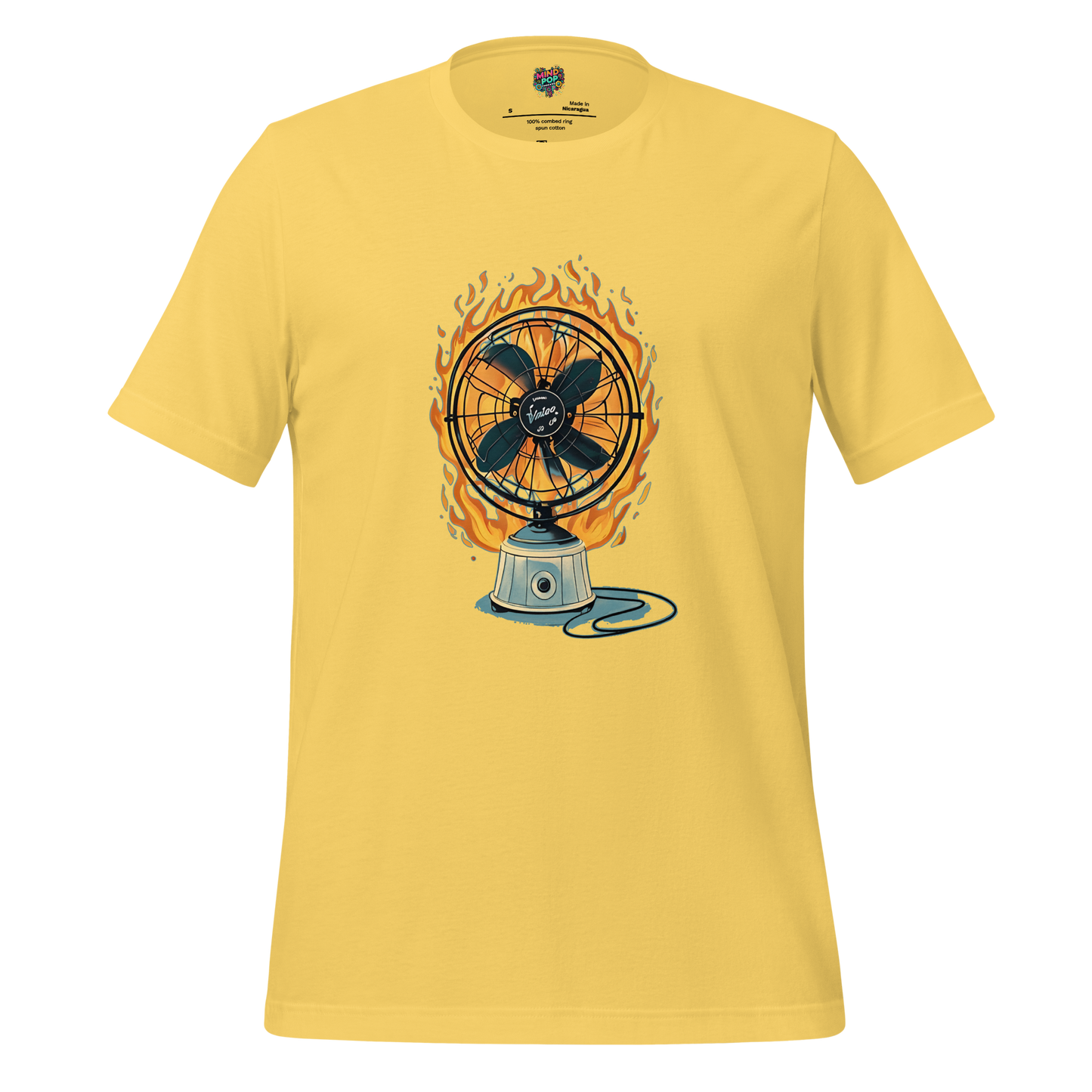 Fan on Fire Shirt - MindPop Threads