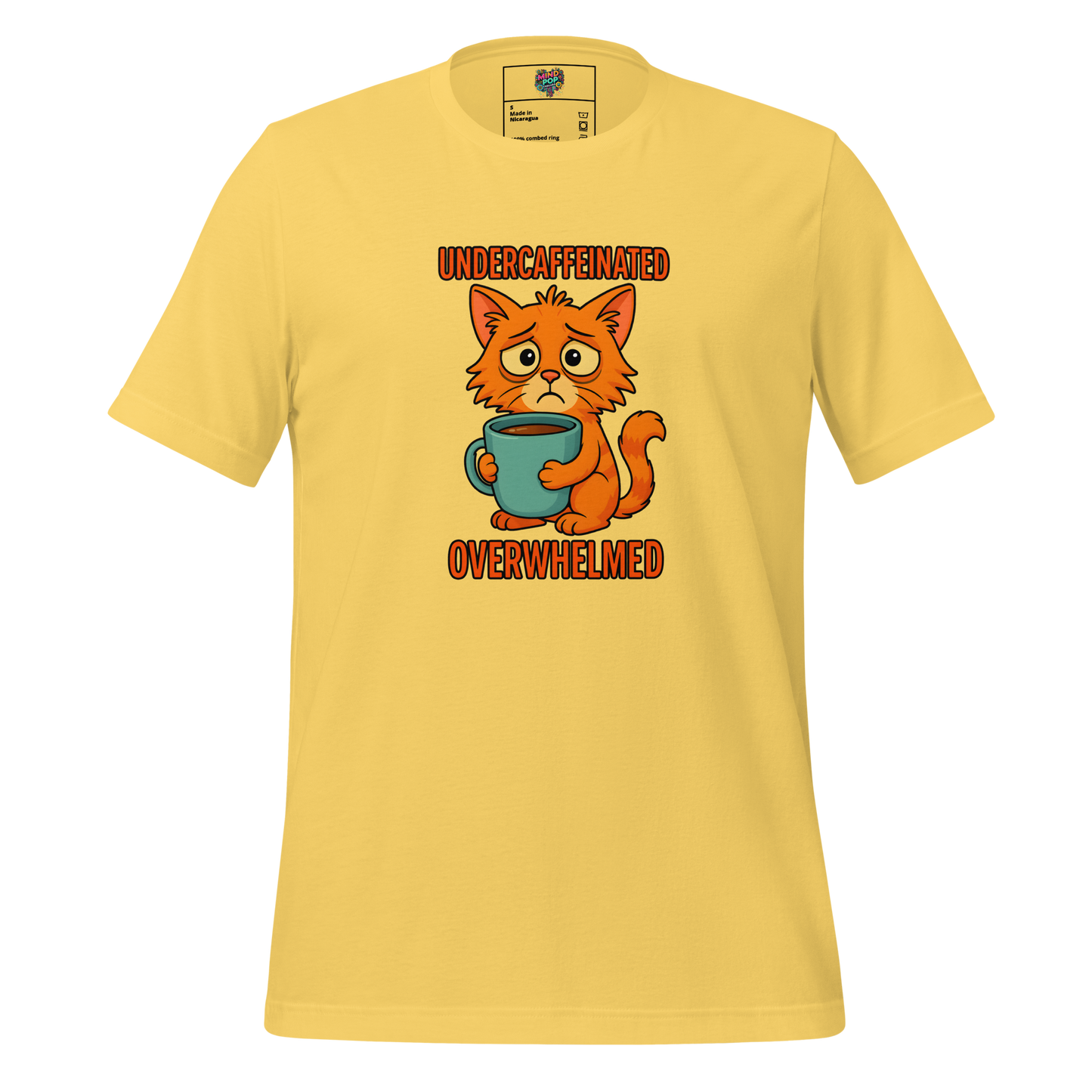 Overwhelmed Kitty Shirt - MindPop Threads