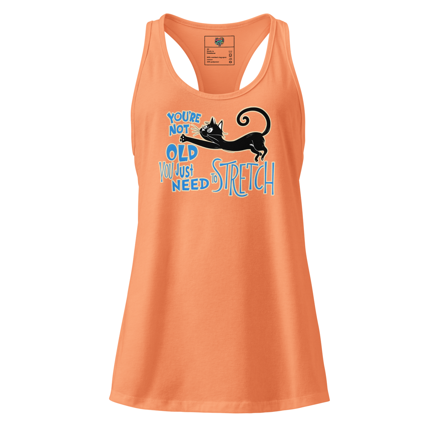 You're Not Old (Dr. Seuss Style) fitted racerback tank top
