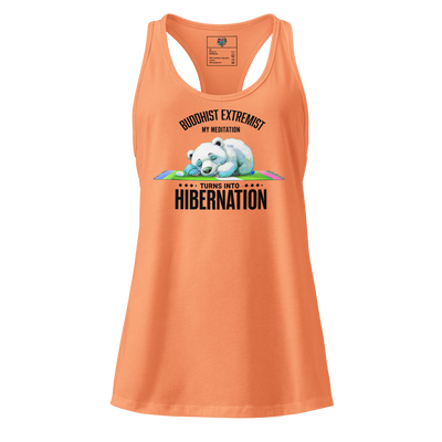 Buddhist Extremist fitted racerback tank top