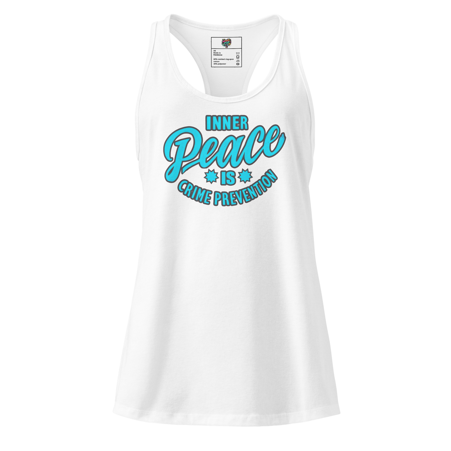 Lotus Namaste Bitches: fitted racerback tank top