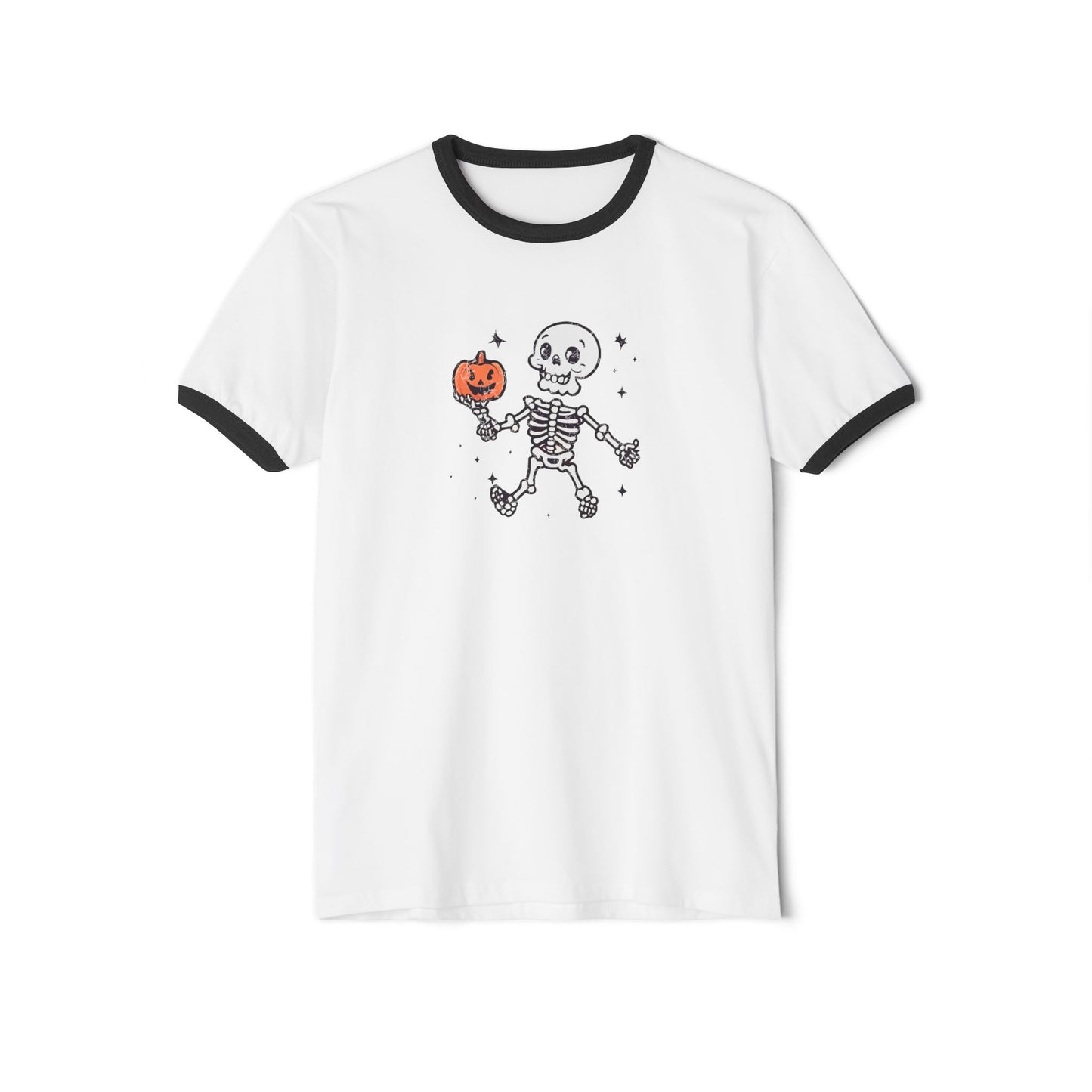 Vintage Skeleton Hamlet Ringer T-Shirt