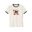 Vintage Black Cat Ringer T-Shirt