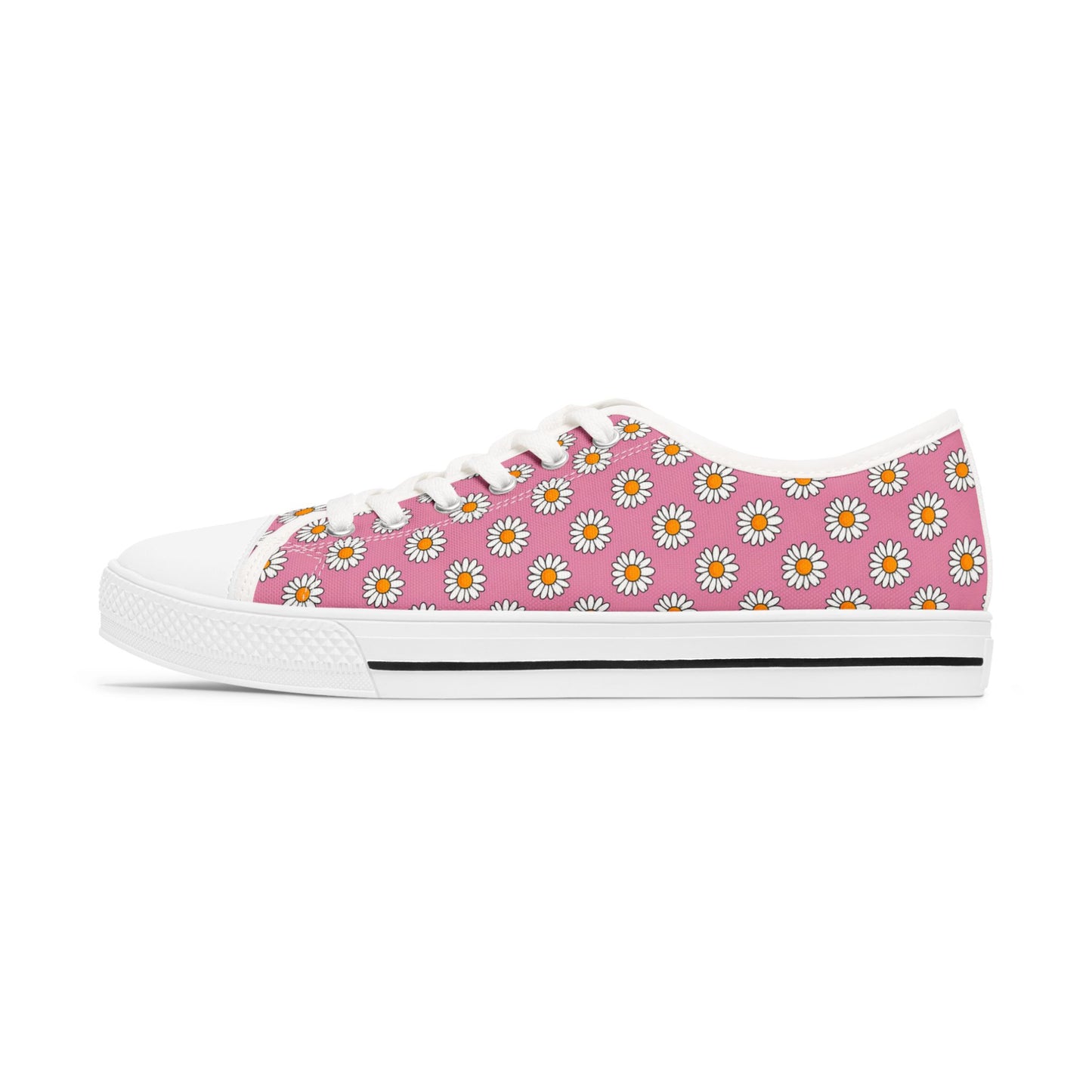 Daisy Pink Women's Low Tops