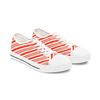 Christmas Candy Cane Women's Lo Top